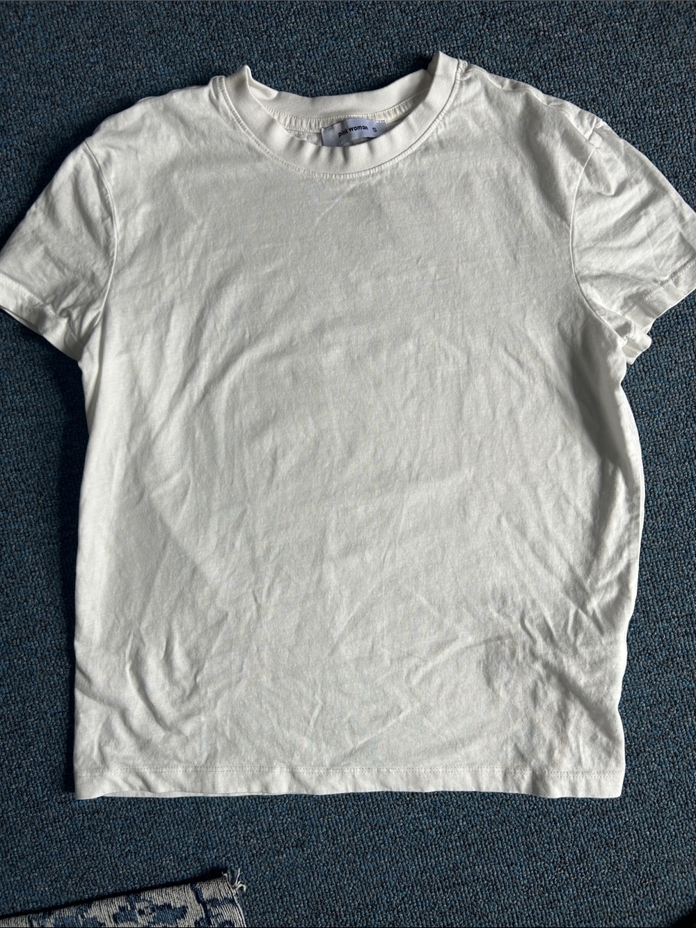Classic White Crewneck Short Sleeve Tee - Unbranded